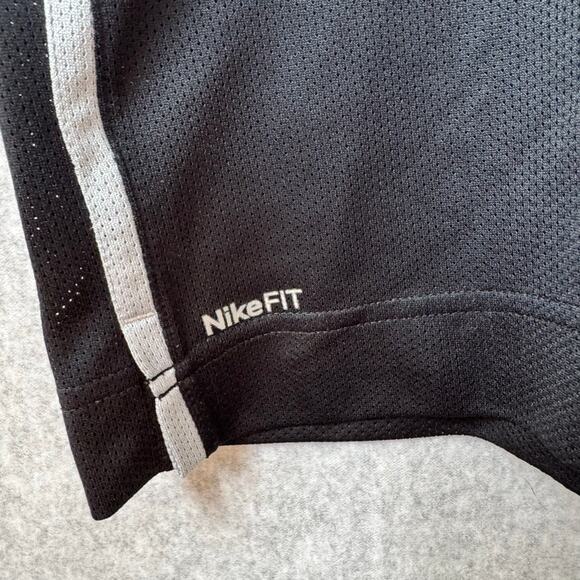 Nike Mesh Sleeveless Muscle Shirt Mens Large Black Dri-Fit Workout Running Gym - Picture 3 of 9